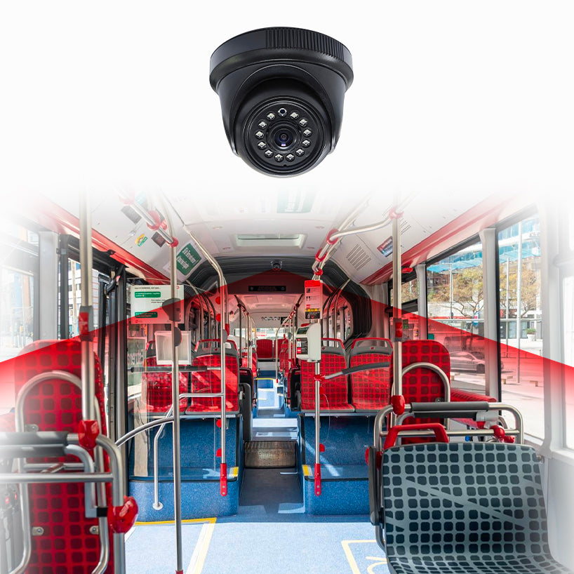 Internal dome camera on buses: a key technology to enhance public transportation safet