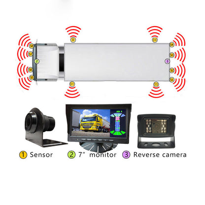 Ultrasonic parking radar system, ultrasonic reversing sensor, ultrasonic parking sensor, ultrasonic reversing radar