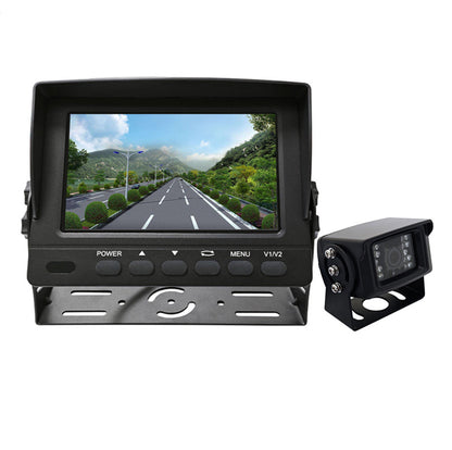 The high-definition 7-inch waterproof display has an aluminum alloy shell with a waterproof rating of IP69K, supports 1080P high-definition camera, and is suitable for unobstructed engineering vehicles.