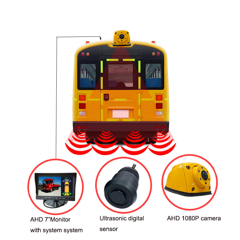 Mine truck parking sensors Digital Vision Ultrasonic Mine truck reversing radar System