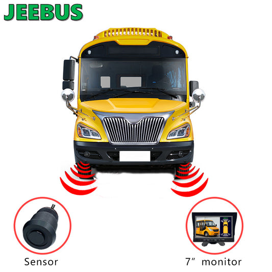 Ultrasonic Radar Parking Sensor System 4 Radar Sensors for School Bus