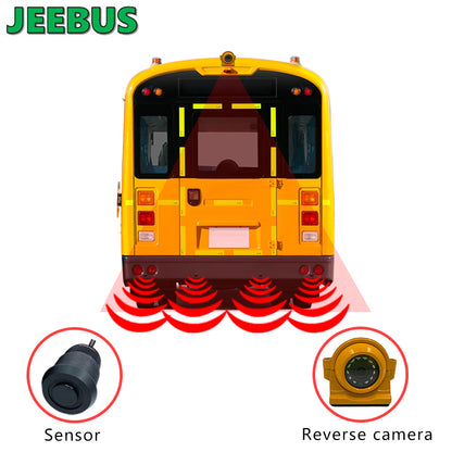 Ultrasonic Radar Parking Sensor System 4 Radar Sensors for School Bus